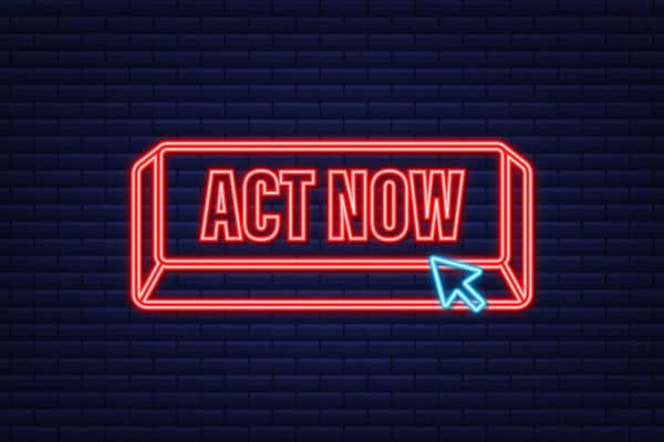 Call to Action Graphic Act Now