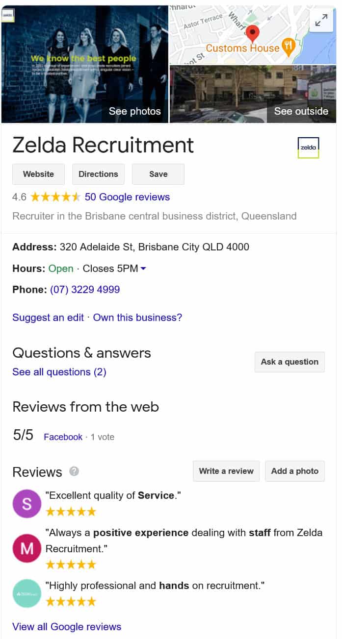 the importance of having a google my business profile zelda recruitment 1